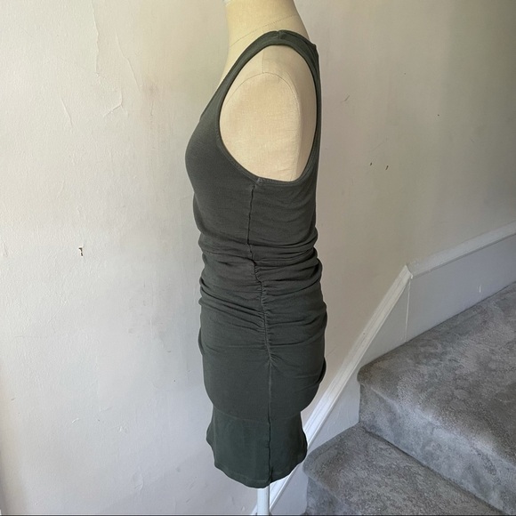 MONROW Evergreen Supersoft Tank Shirred Dress - Picture 7 of 11